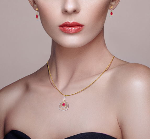 Epoch Pendant & Earring Genesis Diamonds